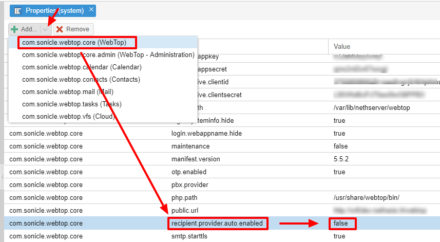 Disable auto-suggested recipients