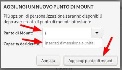 Create the root mount point
