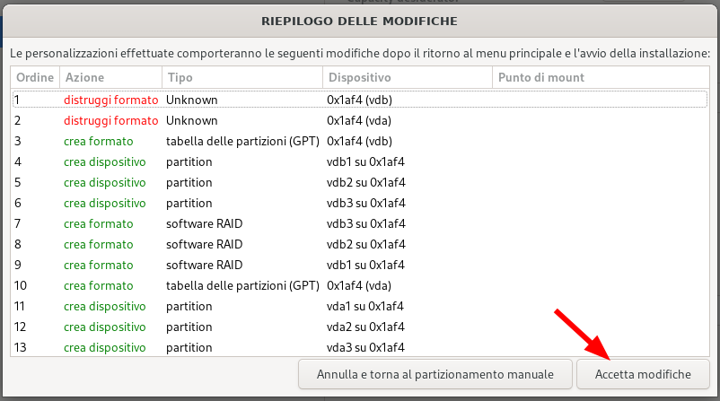 Accept the storage changes