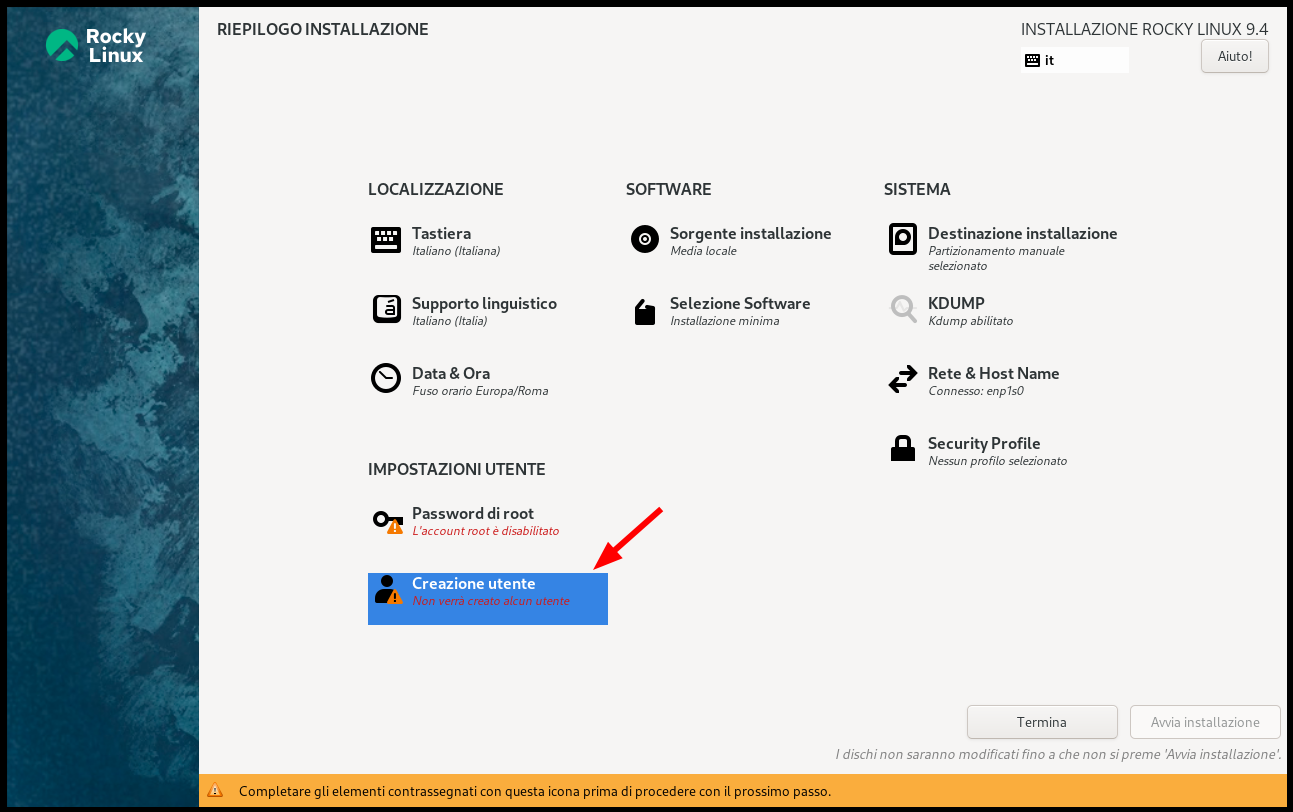 Open User Creation