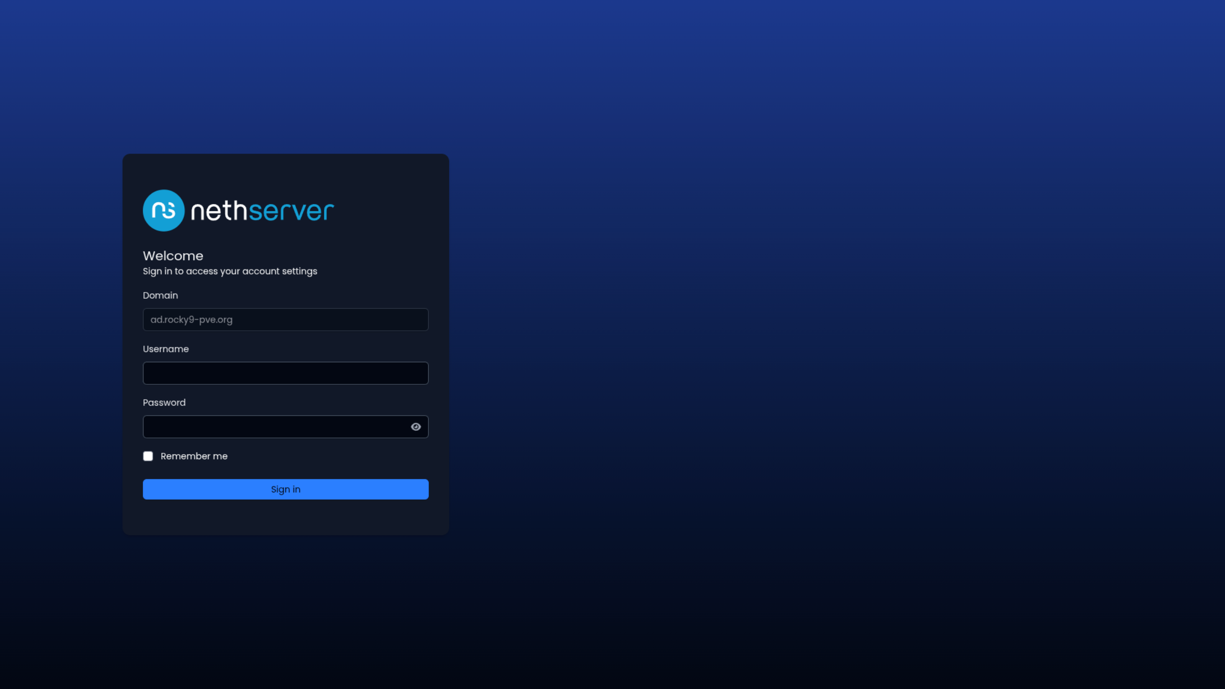 Login del portale utente